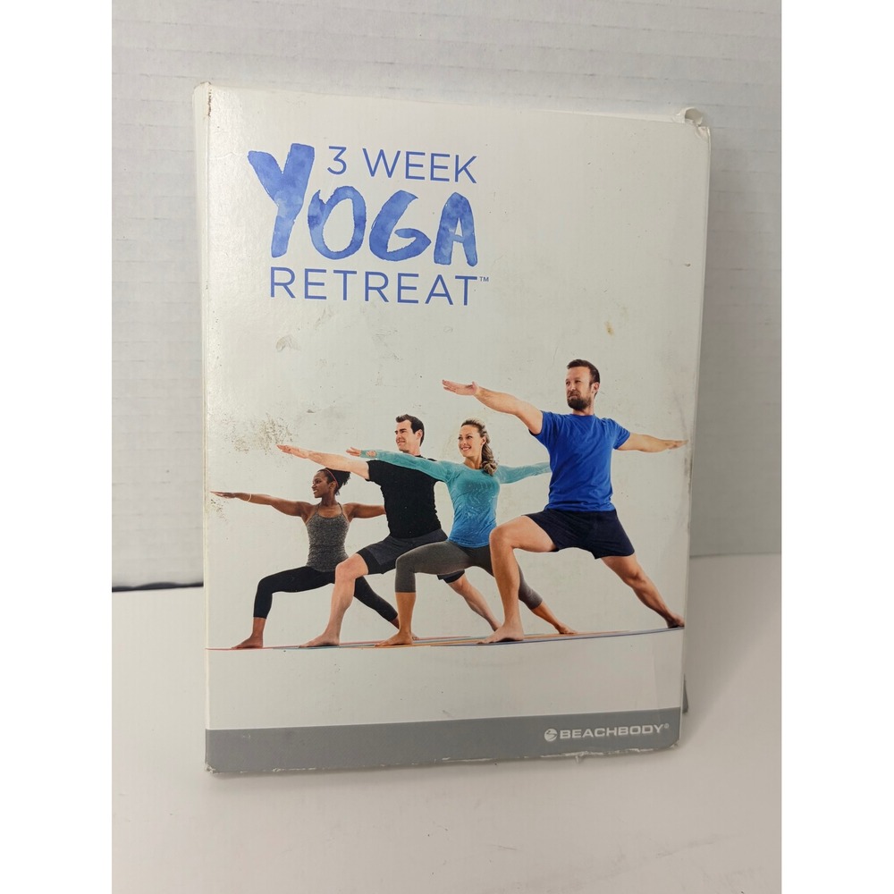 Beachbody 3 Week Yoga Retreat DVD Set Beginner Fitness Program with Guides